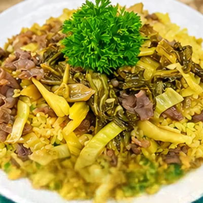 Cơm chiên dưa bò — món trong Combo Tri Ân 500K, Bếp Cô Linh