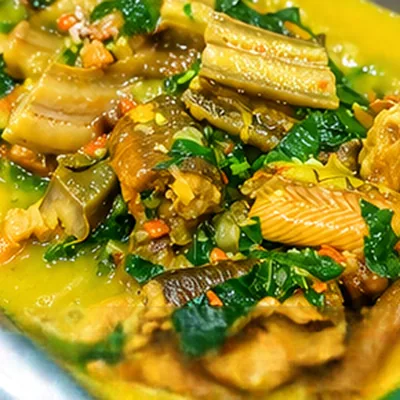 Lươn um chuối mẻ — món trong Combo Tri Ân 500K, Bếp Cô Linh
